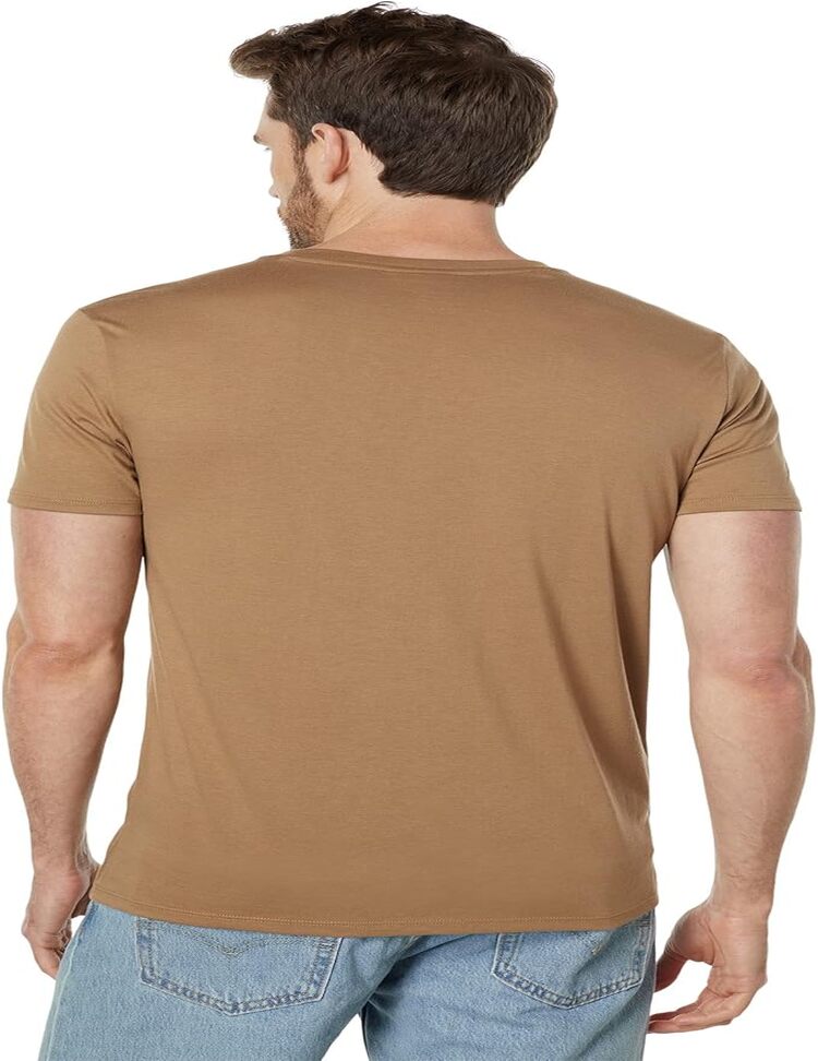 Playera Lacoste De Algodón Pima De Manga Corta Con Cuello En V Para Hombre