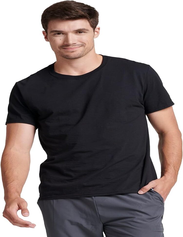 Playera Russell Athletic De Manga Corta Para Hombre, Absorción De Humedad, Protección Contra El Olor, UPF 30, Tallas S-4X