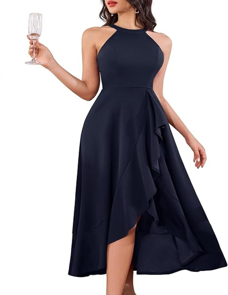 Vestido De Sirena Para Mujer, Elegante, Largo, Formal, Para Cóctel, Boda, Invitado